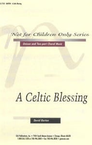 A Celtic Blessing Unison/Two-Part choral sheet music cover Thumbnail